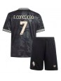 Billige Juventus Francisco Conceicao #7 Tredjedraktsett Barn 2025-26 Kortermet (+ Korte bukser)